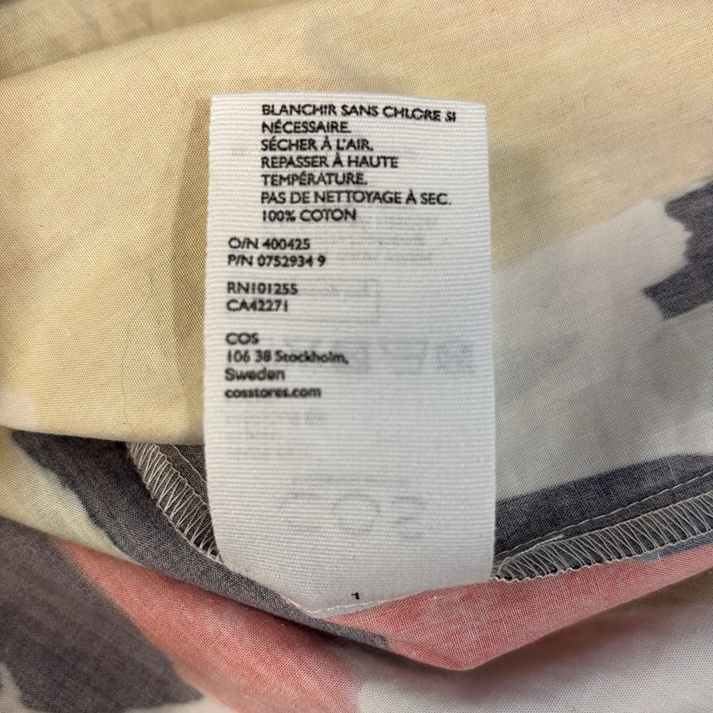 COS Multicolor Abstract Print Top - Picture 6 of 7